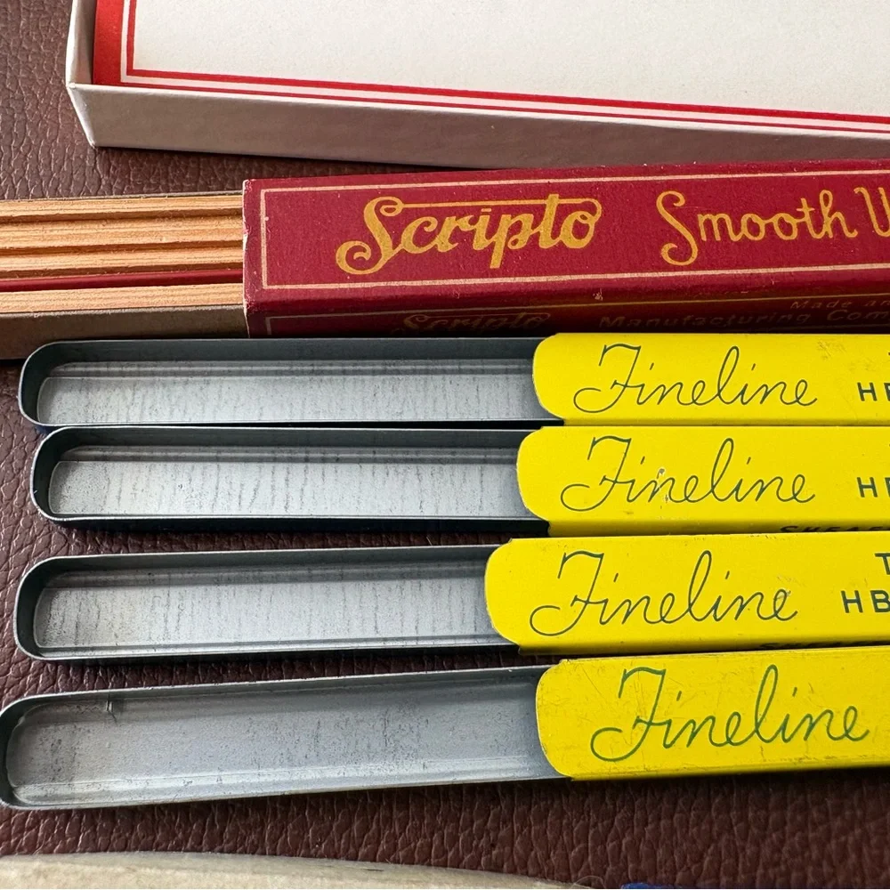 Vintage Thin Leads HB Medium F15 & supplies